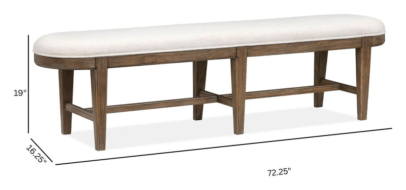Westbourne - Bench - Dark Umber