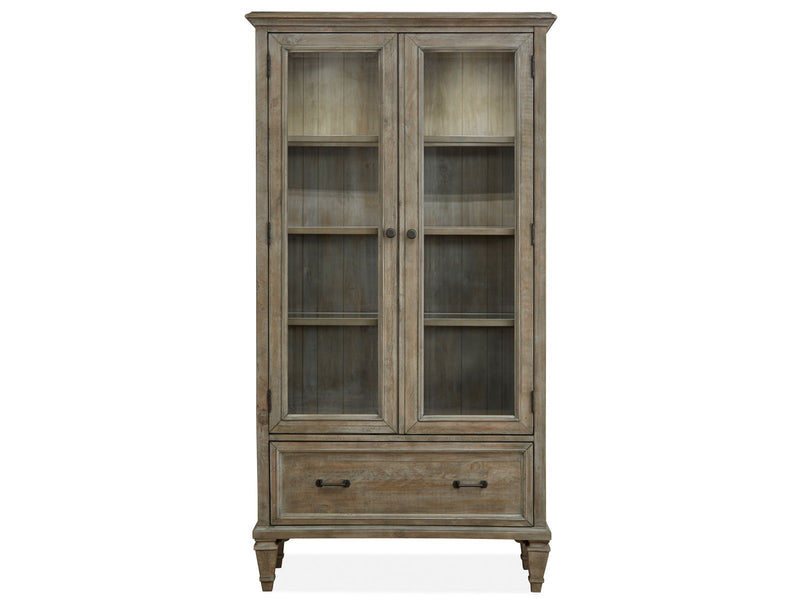 Lancaster - Door Bookcase - Dove Tail Gray