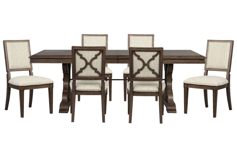 Jubilee - Extendable Trestle Dining Table Set