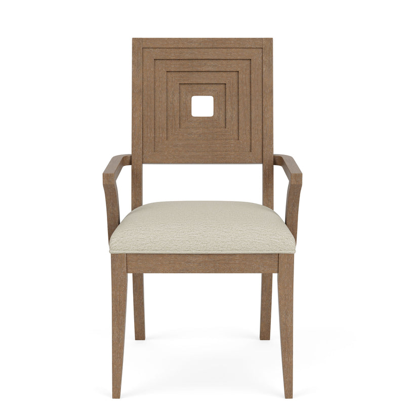Cascade - Upholstered Wood Back Arm Chair (Set of 2)