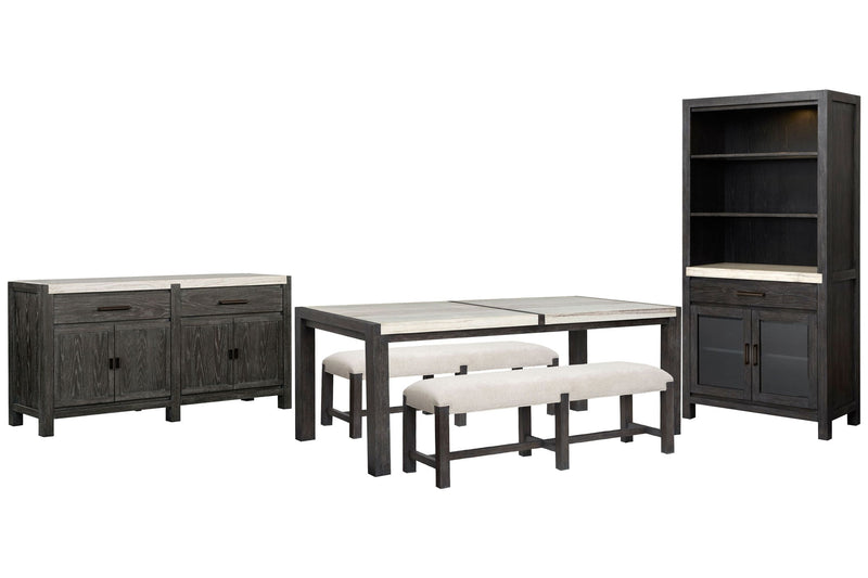 Plum Creek - 5 Piece Rectangular Dining Table Set