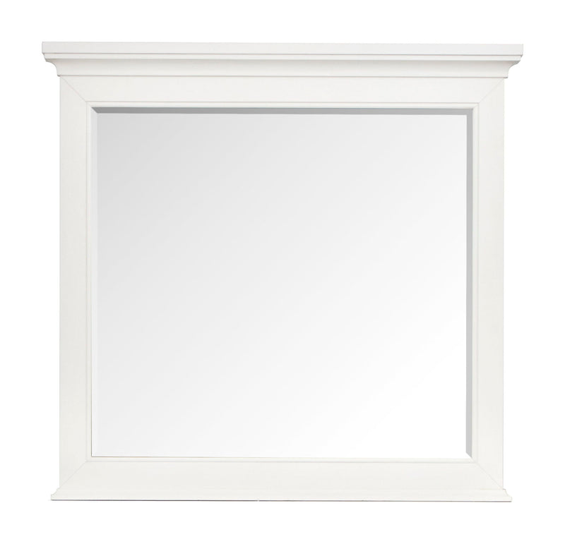 Juniper Hill - Landscape Mirror - Whisper White
