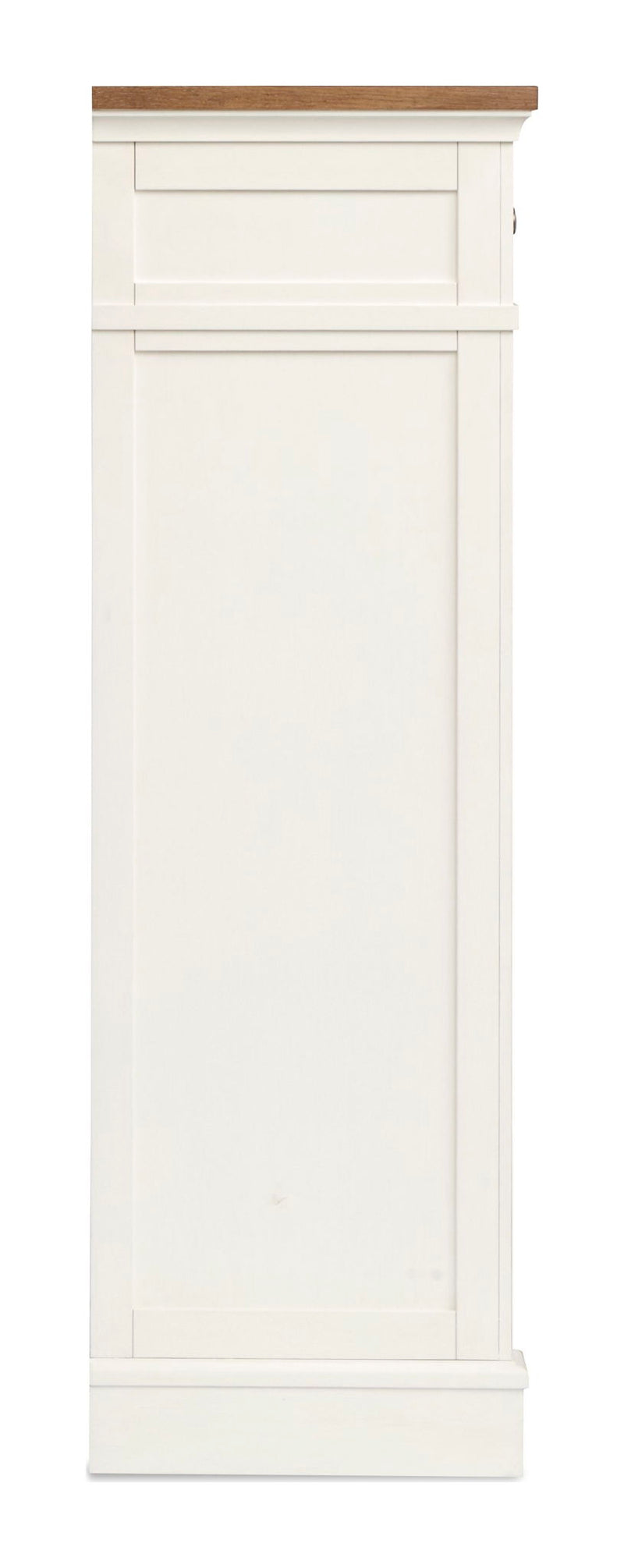 Kingston - Drawer Chest - Whisper White And Cerused Nutmeg