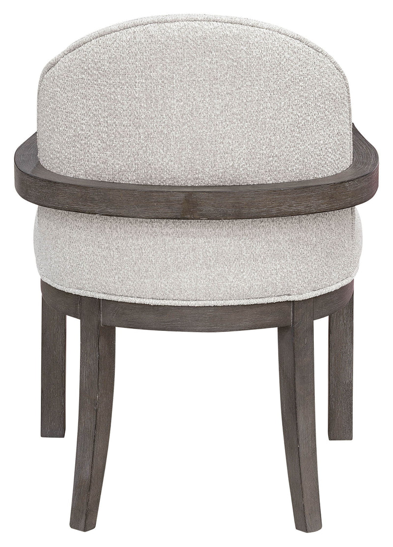 Anderson Park - Upholstered Host Chair - Moose Trail / Frontier Brown