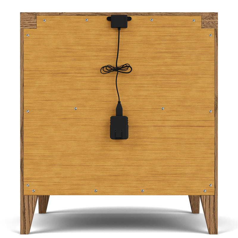 Halbrooke - One Drawer Nightstand - Light Brown