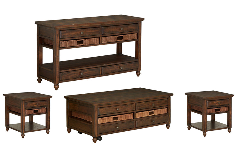 Cottage Lane - Rectangular Lift Top Cocktail Table Set
