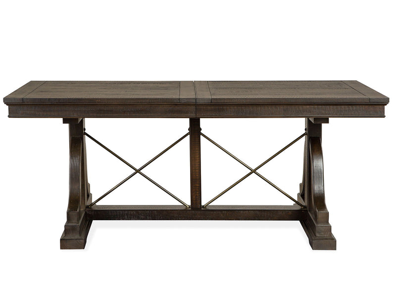 Westley Falls - Trestle Dining Table - Graphite