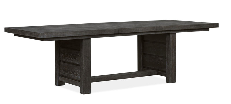 Plum Creek - 10 Piece Extendable Trestle Dining Table Set