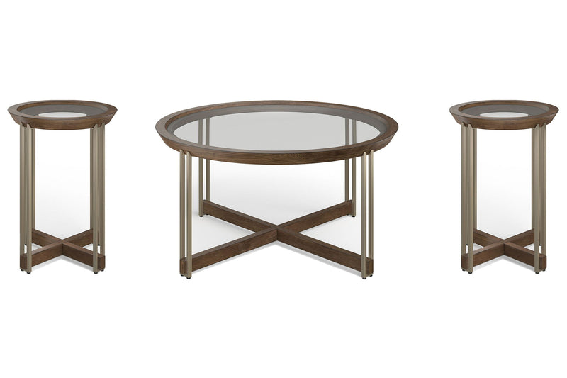 Elora - Round Cocktail Table Set