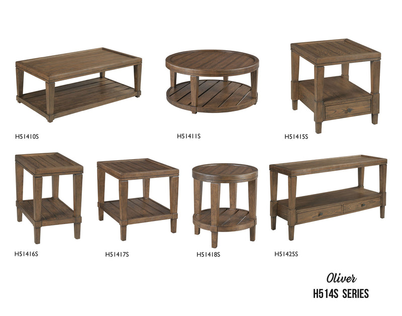 Oliver - Rectangular End Table With 1 Drawer