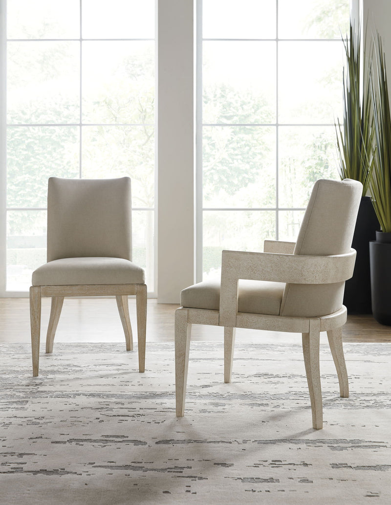 Cascade - Upholstered Side Chair (Set of 2) - Beige