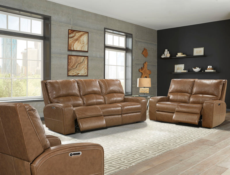 Swift - Power Reclining Sofa - Bourbon