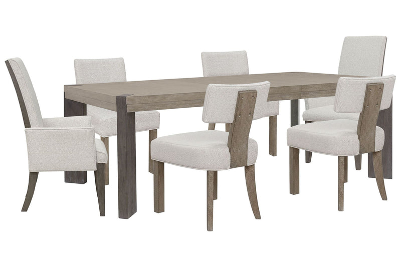 Anderson Park - Leg Dining Table Set With Klismos Chairs