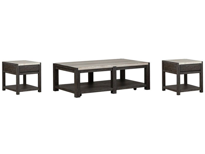 Plum Creek - Rectangular Cocktail Table Set