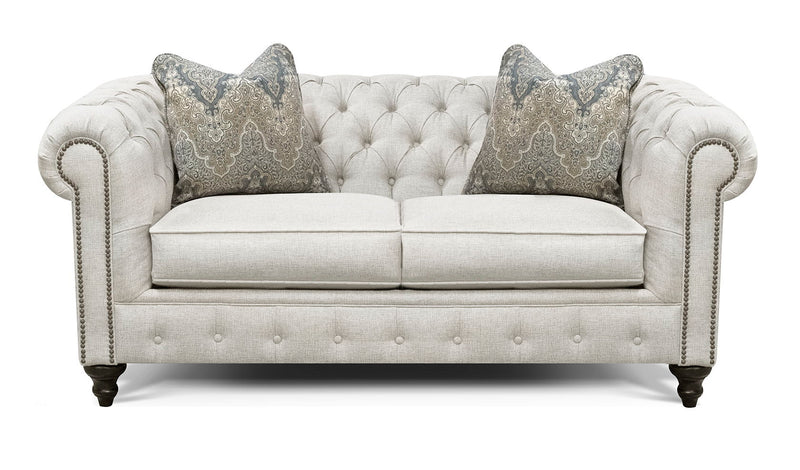 Rondell - 2R00LR/NR - Stationary Loveseat With Nails