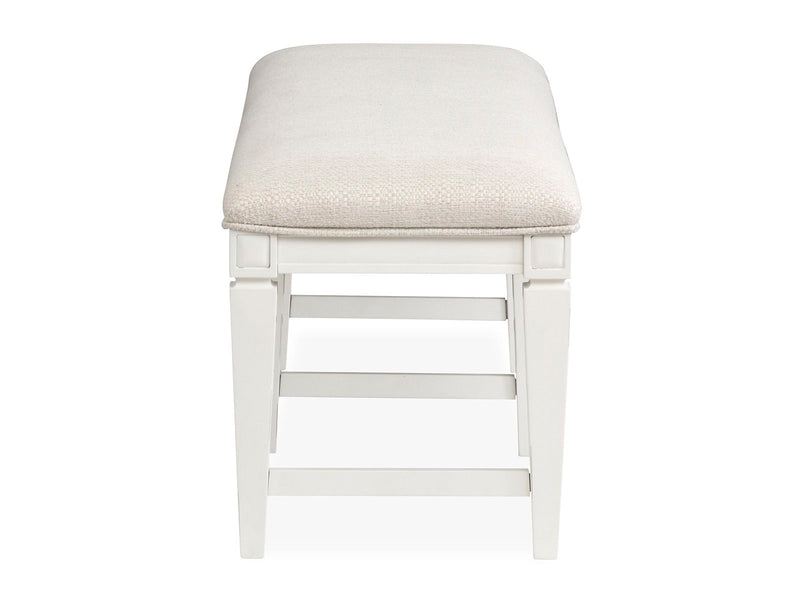 Willowbrook - Upholstered Bench - Egg Shell White