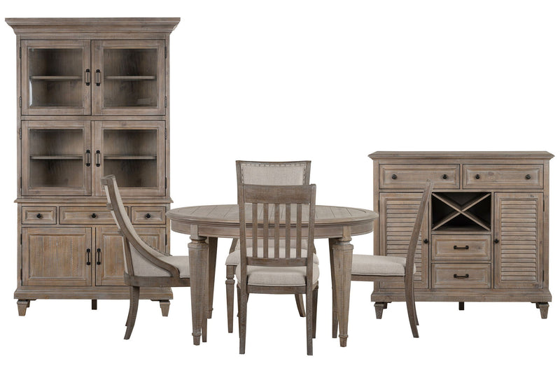 Lancaster - Extendable Round Dining Table Set