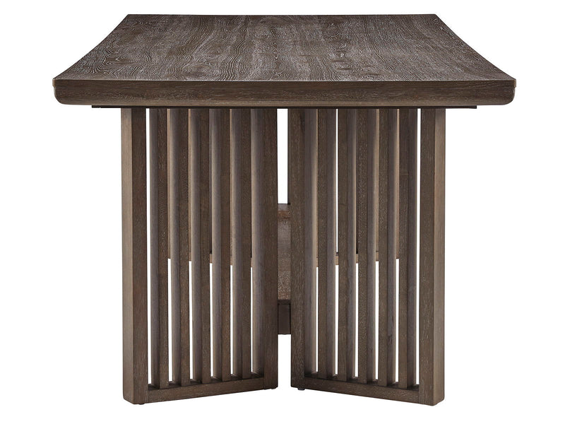 Kavanaugh - Trestle Dining Table - Weathered Kona Brown