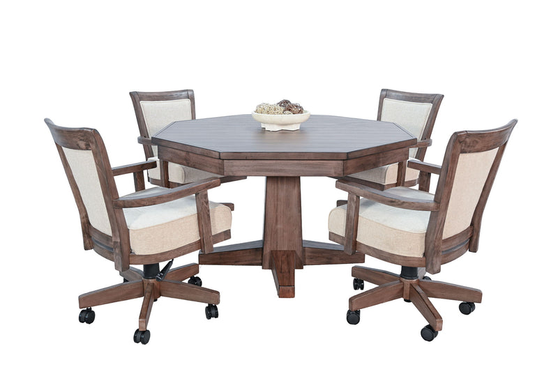 Doe Valley - Reversible Game And Dining Poker Table - Buckskin