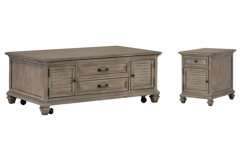 Lancaster - Lift Top Storage Cocktail Table Set
