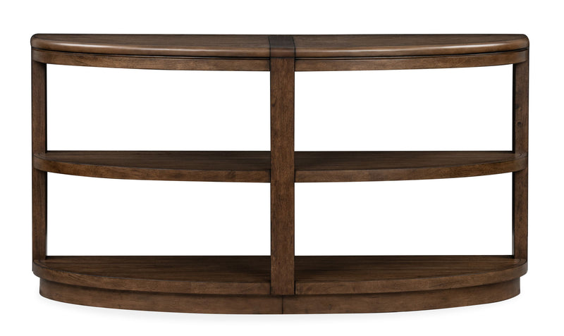 Connolly - Demilune Sofa Table - Brown