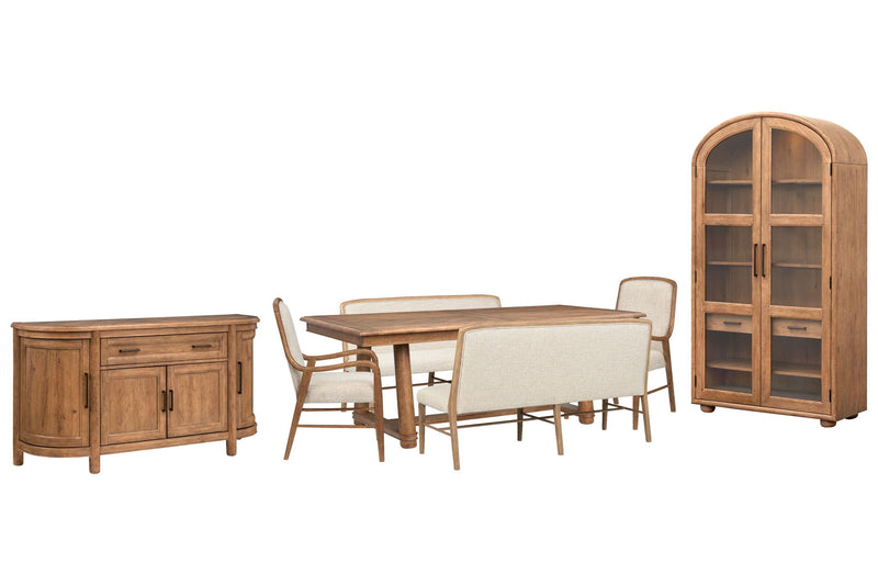 Woodward - Trestle Extendable Dining Table Set