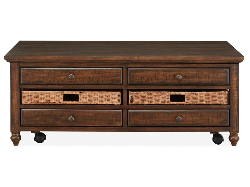 Cottage Lane - Wood Rectangular Lift-top Cocktail Table - Coffee