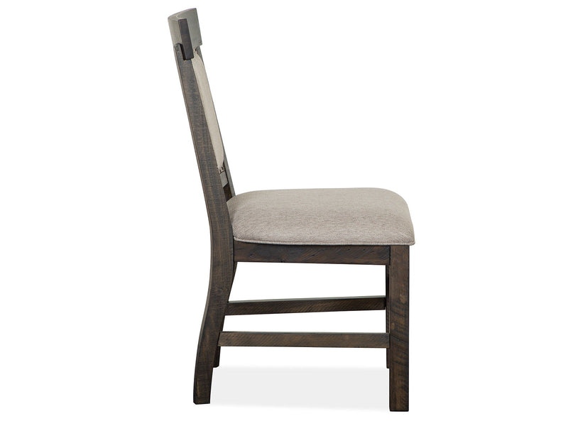 Bellamy - Dining Side Chair With Upholstered Seat & Back (Set of 2) - Peppercorn