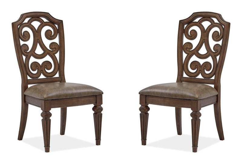 Durango - Wood Dining Side Chair With Upholstered Seat (Set of 2) - Willadeene Brown