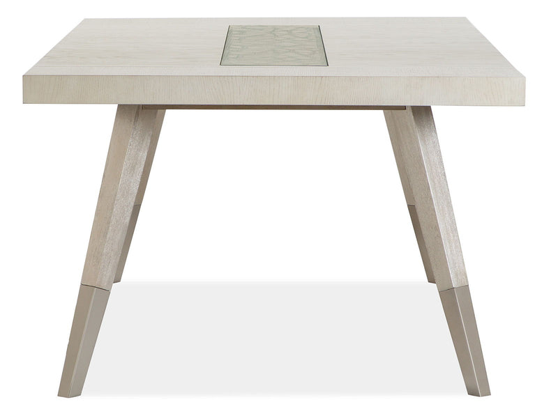 Lenox - Rectangular Dining Table - Warm Silver