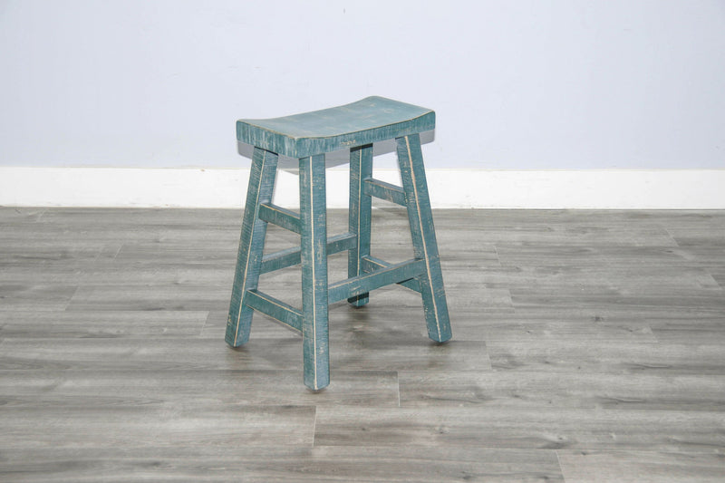 Marina - Stool With Wood Seat (Set of 2)