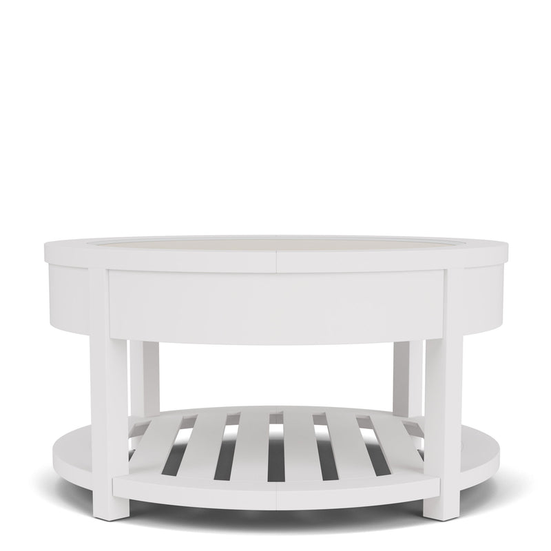 Rosalie - Round Cocktail Table - White