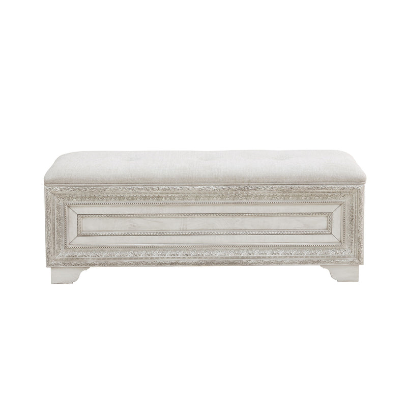 Camila - Storage Bed Bench - Cream