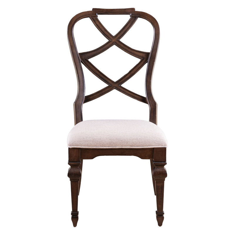 Provence Park - Wood Back Side Chair - Chateau Brown