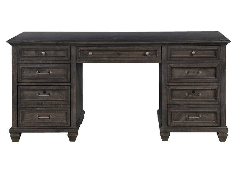 Sutton Place - Executive Desk - Weathered Charcoal