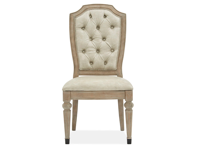 Marisol - Dining Side Chair With Upholstered Seat and Back (Set of 2) - Fawn