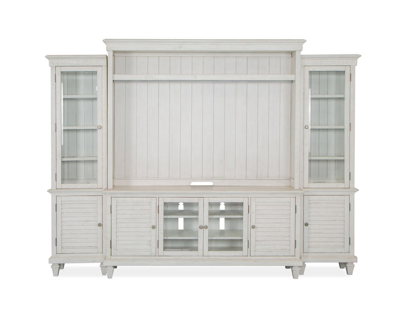 Newport - Wood Hutch - Alabaster