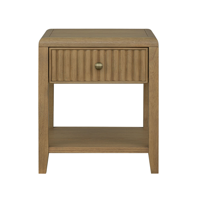 Reed - Chairside Table - Driftwood Oak