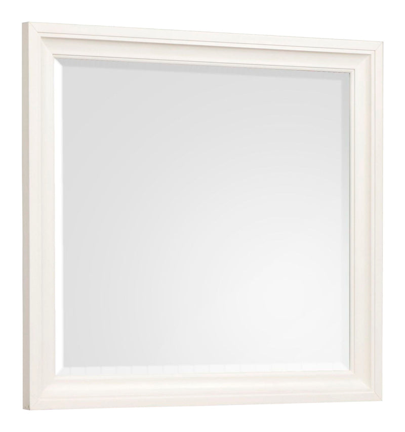 Kingston - Landscape Mirror - Whisper White And Cerused Nutmeg