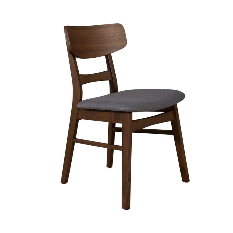 Space Savers - 4 Piece Triangle Table Set - Walnut