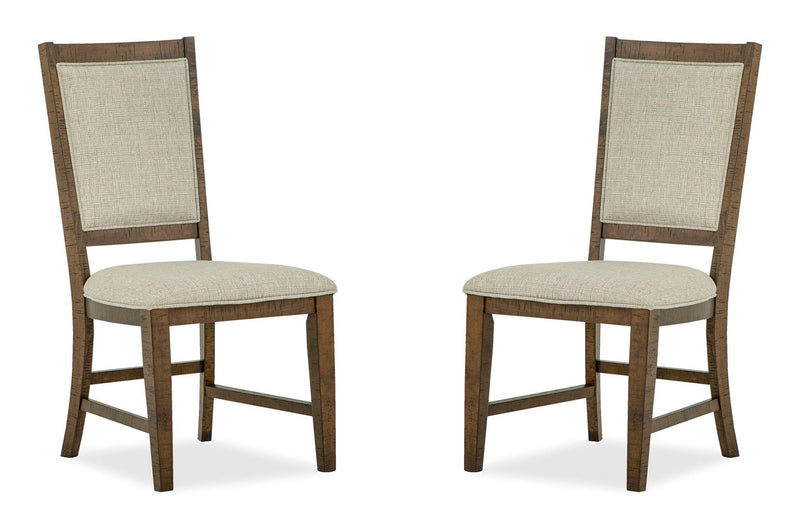Bay Creek - Step Up Side Chair With Upholstered Seat & Back (Set of 2) - Toasted Nutmeg