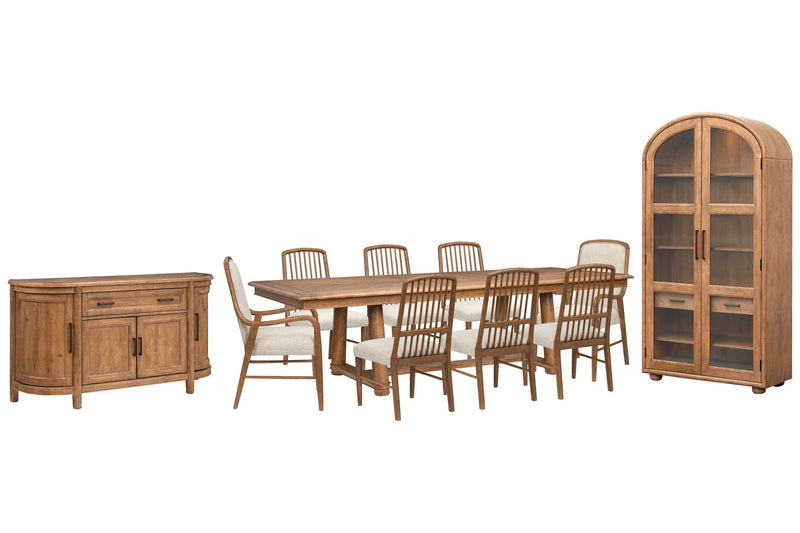 Woodward - Trestle Extendable Dining Table Set