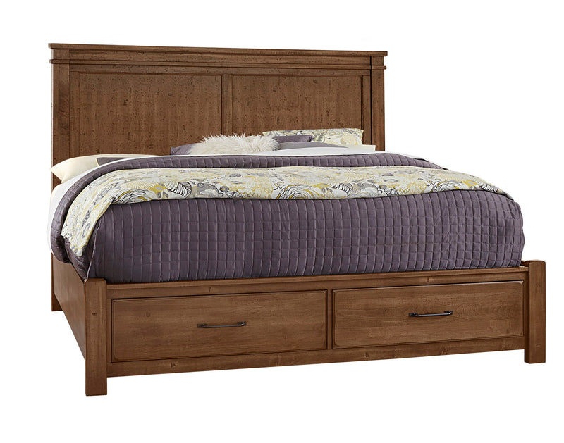 Cool Rustic - Mansion Bed With Storage