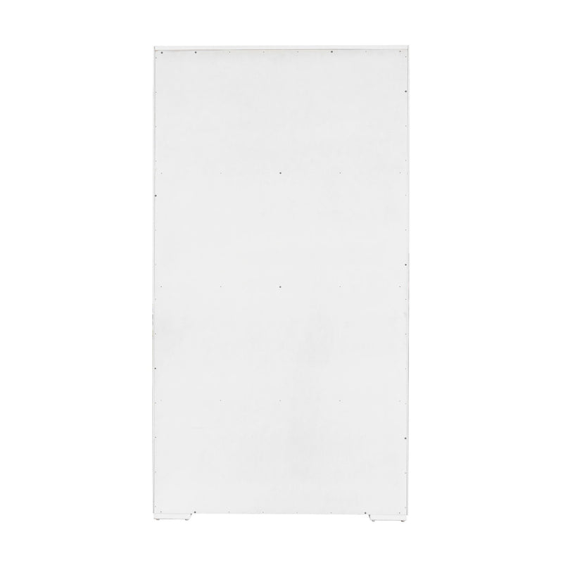 Pulaski Accents - 4-Shelf Sliding Door Bookcase - White / Black