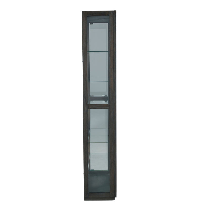 Pulaski Accents - Side Entry Curio Cabinet - Dark Wood