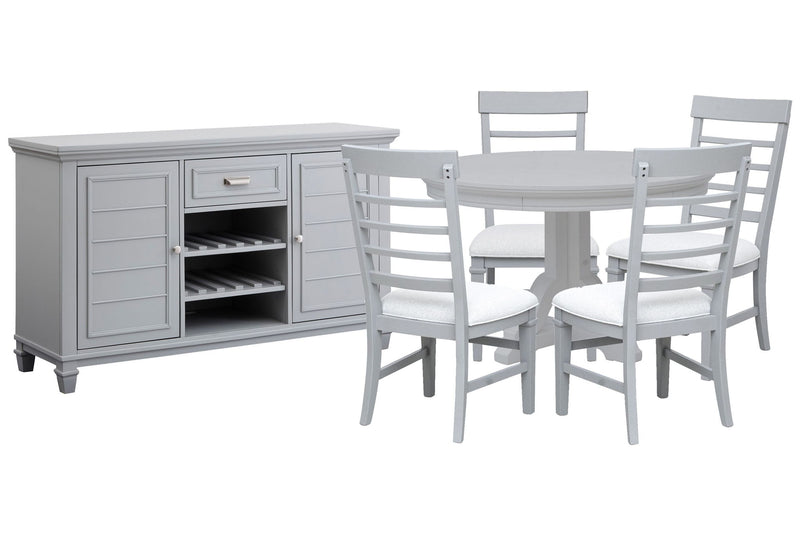Charleston - Extendable 48" Round Dining Table Set