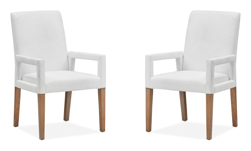 Lindon - Dining Arm Chair With Upholstered Seat & Back (Set of 2)