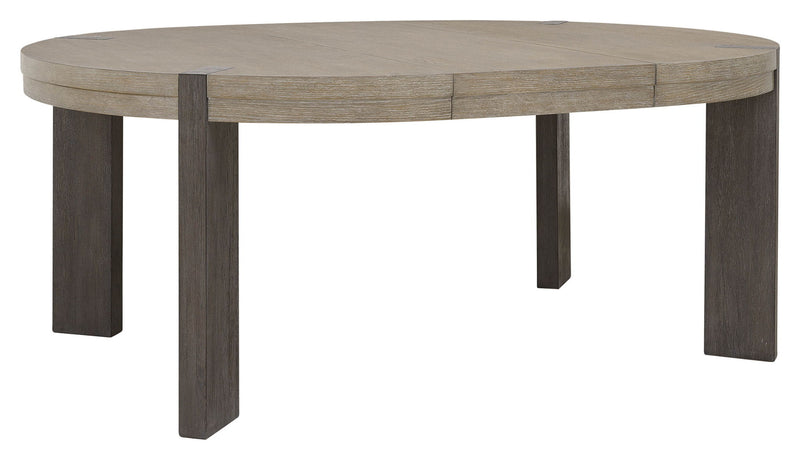 Anderson Park - Round Dining Table - Moose Trail / Frontier Brown