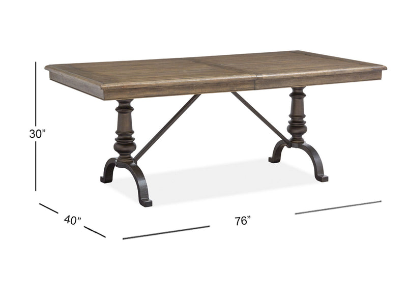 Roxbury Manor - Rectangular Dining Table - Homestead Brown