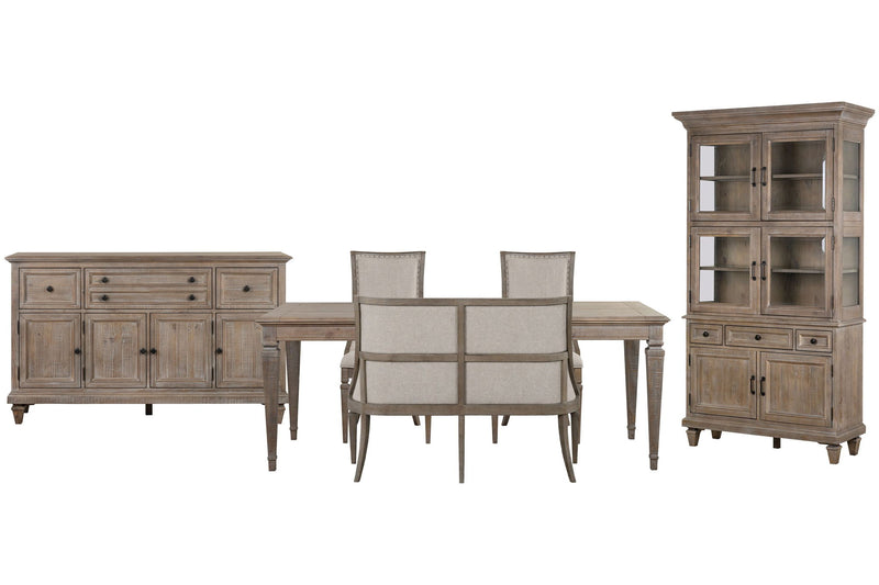 Lancaster - 6 Piece Extendable Rectangular Dining Table Set